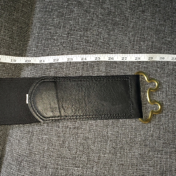 Black elastic belt waist cincher - Picture 5 of 5